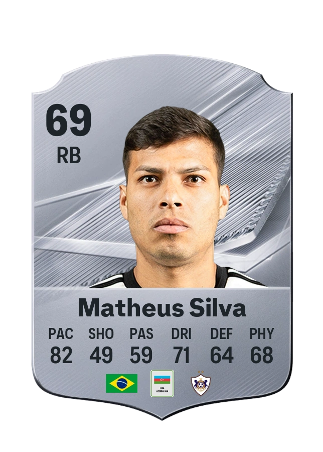 Matheus Silva, Common card, rated 69