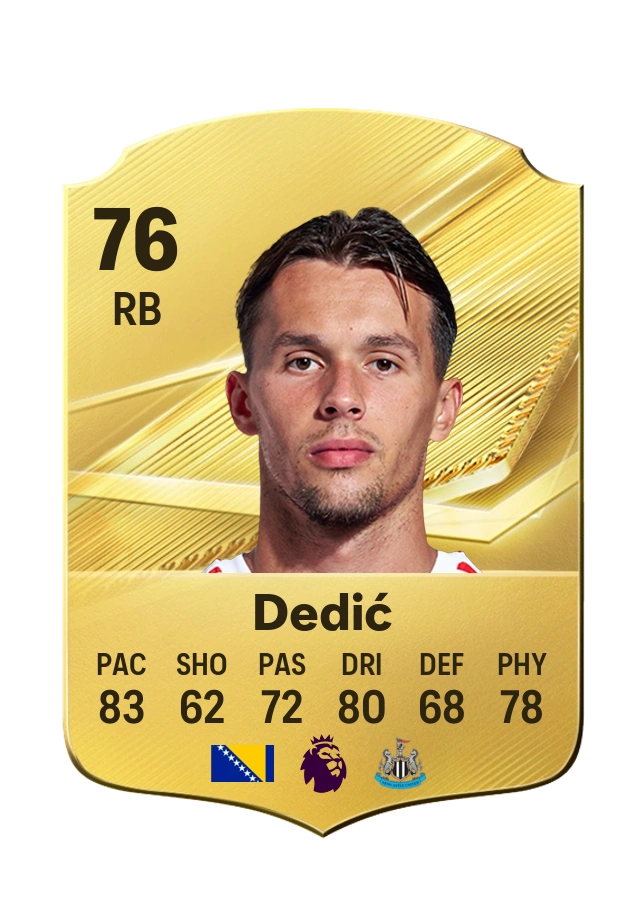 Amar Dedić, Common card, rated 76