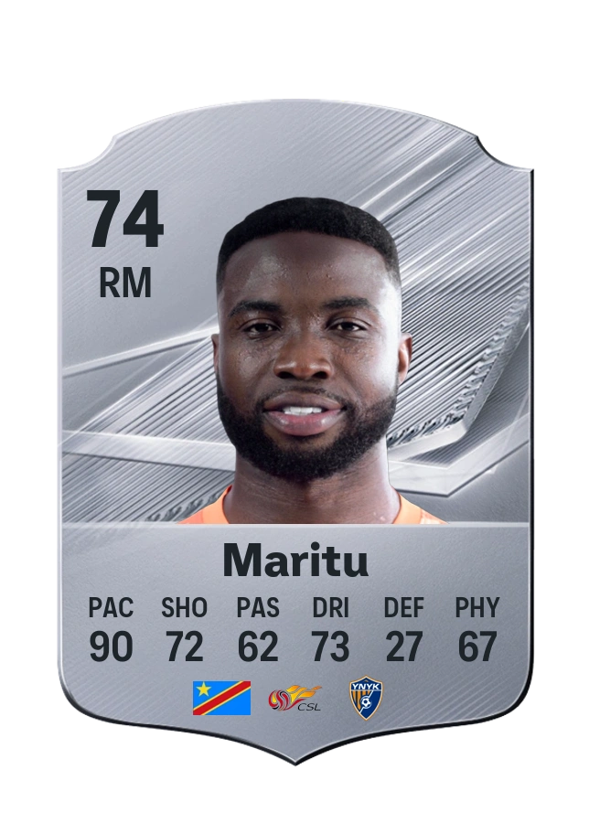 Oscar Taty Maritu, Common-kaart, rating 74