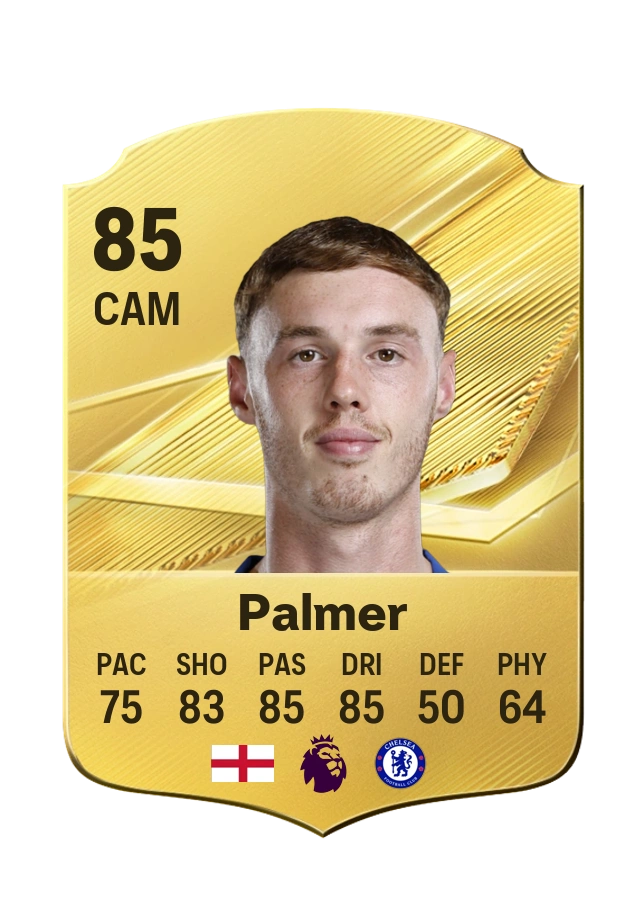 Carta Common di Cole Palmer, valutazione 85