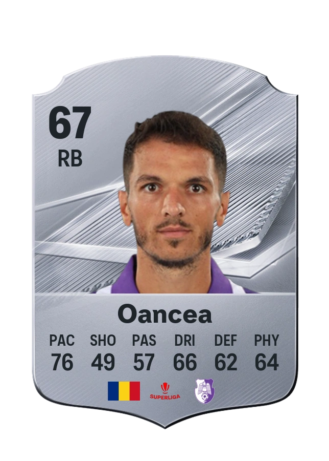 Dorinel Oancea, Common card, rated 67