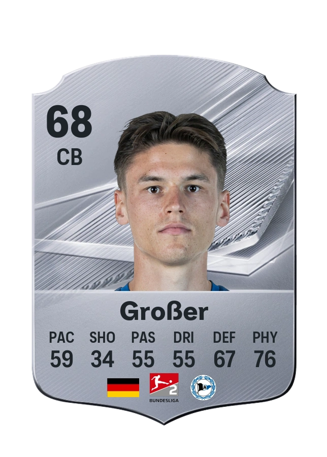 Maximilian Großer, Common card, rated 68