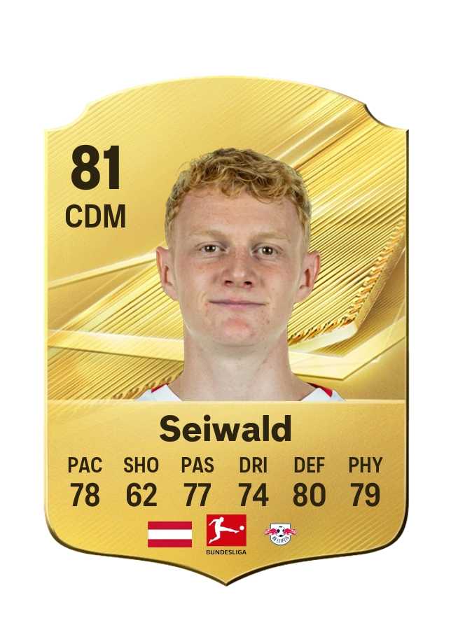 Nicolas Seiwald, Common card, rated 81
