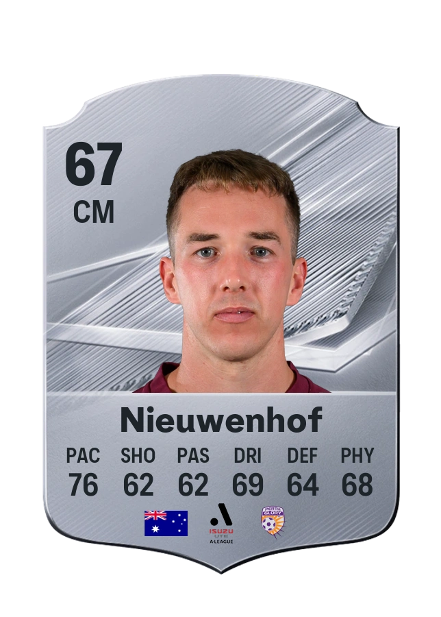 Calem Nieuwenhof، بطاقة Common، بتقييم 67