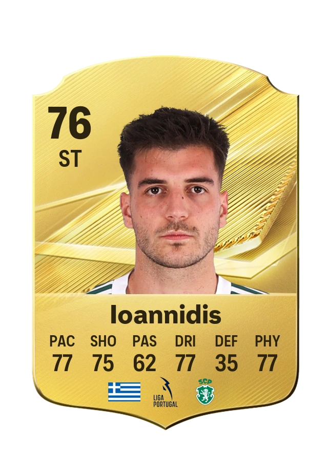 Fotis Ioannidis, Common card, rated 76