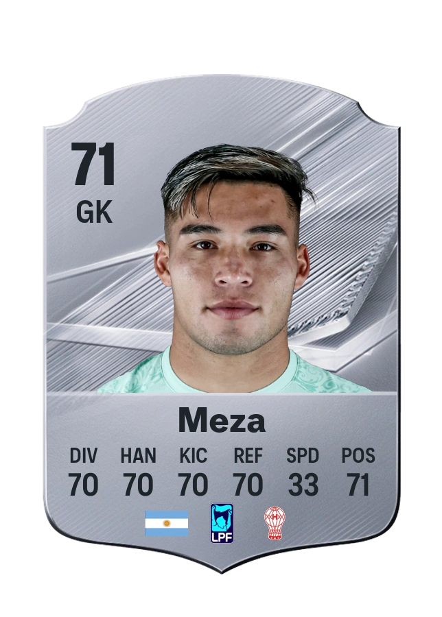 Carta Common de Sebastián Meza, valoración 71