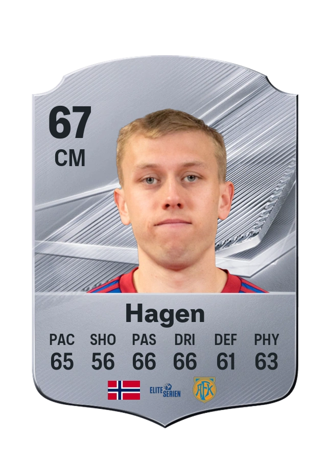 Carta Common de Elias Hagen, valoración 67