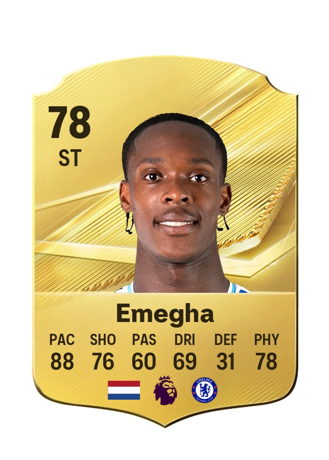 Emanuel Emegha, Common card, rated 78