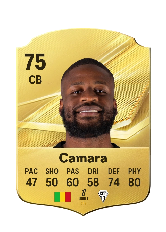 Ousmane Camara، بطاقة Common، بتقييم 75