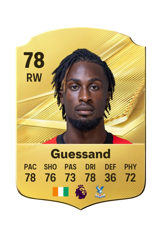 Evann Guessand, karta Common, ocena 78