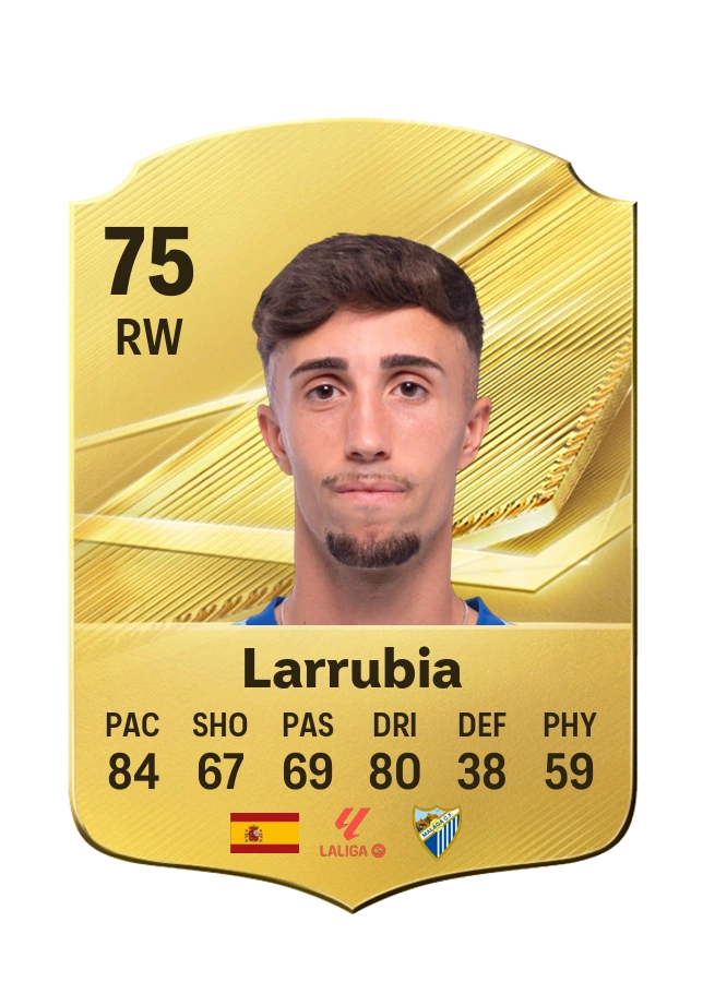 Larrubia, Common card, rated 75