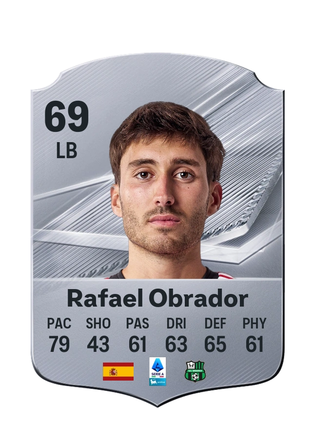 Carta Common di Rafael Obrador, valutazione 69