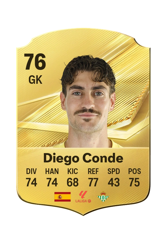 Diego Conde، بطاقة Common، بتقييم 76