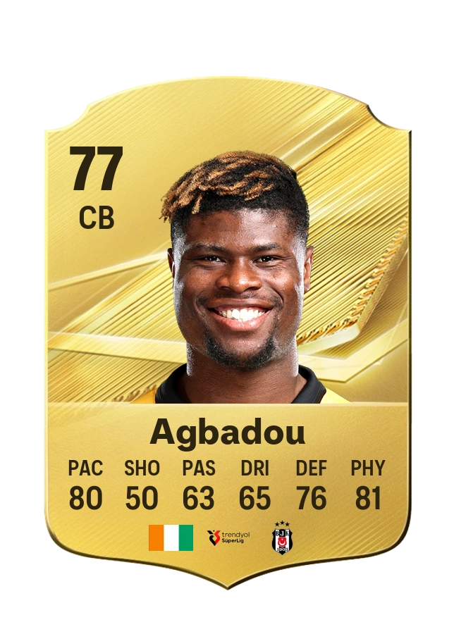 Emmanuel Agbadou, Common card, rated 77