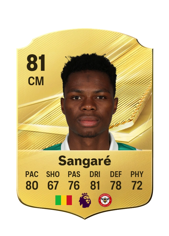 Mamadou Sangaré, Common card, rated 81