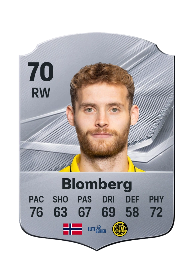 Ole Didrik Blomberg, karta Common, ocena 70