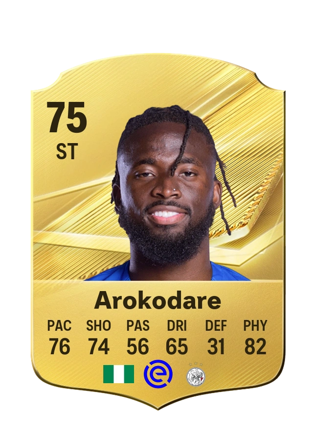 Tolu Arokodare, Common card, rated 75