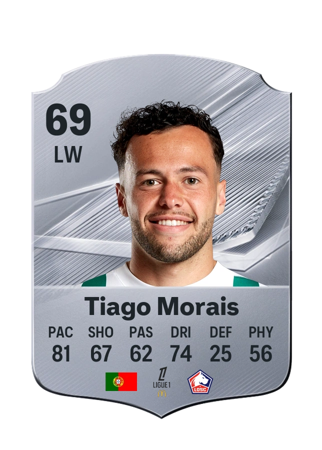 Carta Common di Tiago Morais, valutazione 69