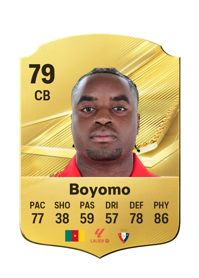 Enzo Boyomo, karta Common, ocena 79
