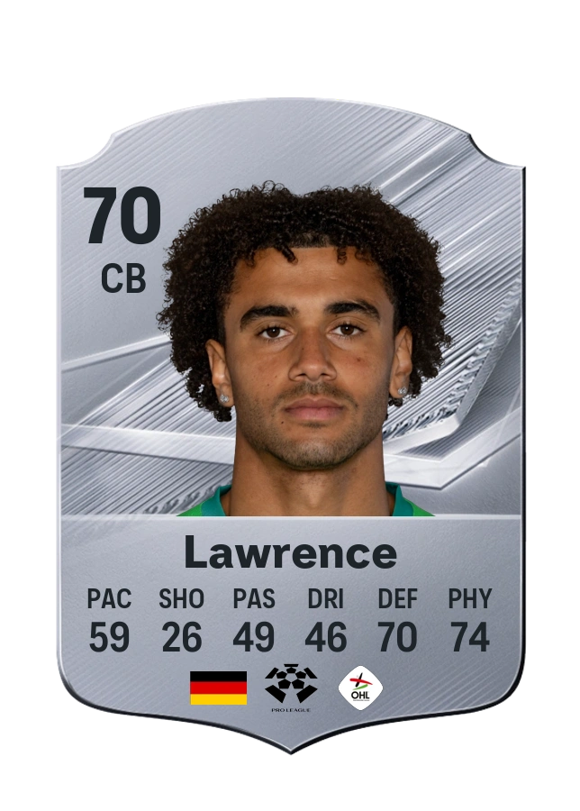 Jamie Lawrence, karta Common, ocena 70
