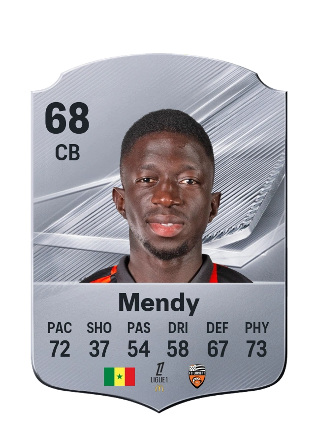 Formose Mendy, Common kartı, reyting 68