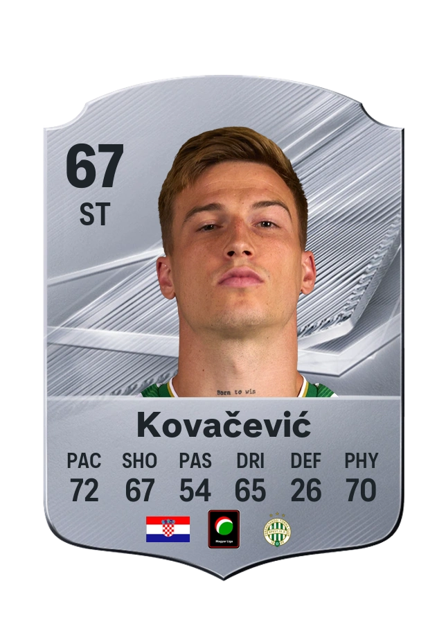 Carta Common de Franko Kovačević, valoración 67