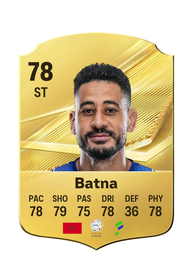 Mourad Batna, Common-kaart, rating 78