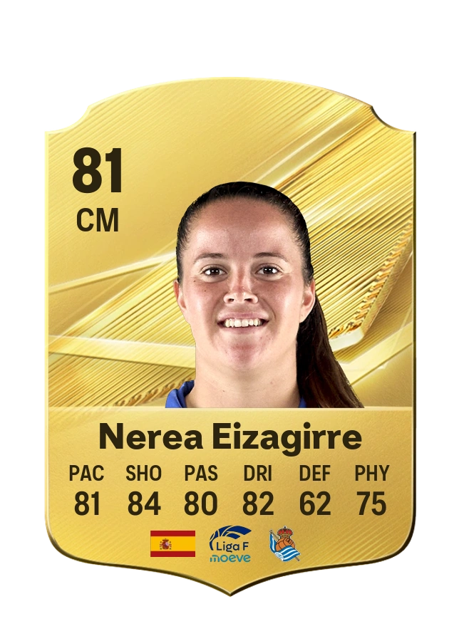 Nerea Eizagirre، بطاقة Common، بتقييم 81