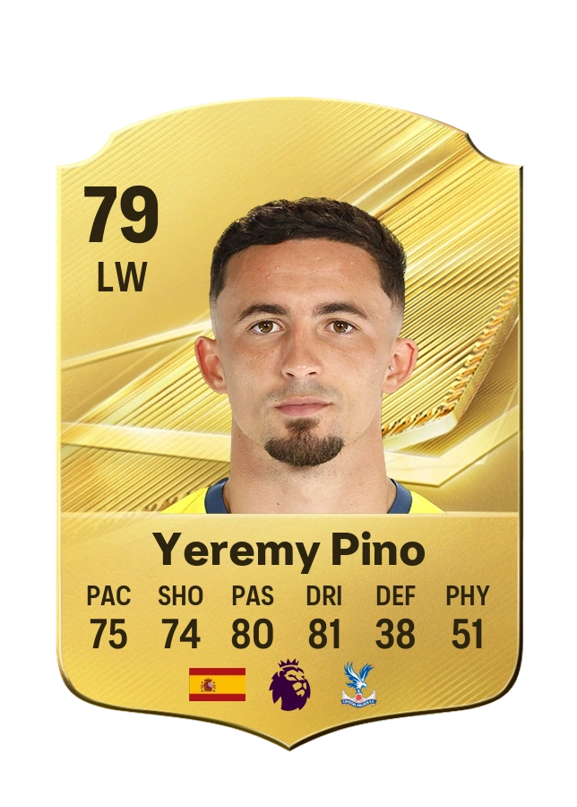 Carte Common de Yeremy Pino, note 79