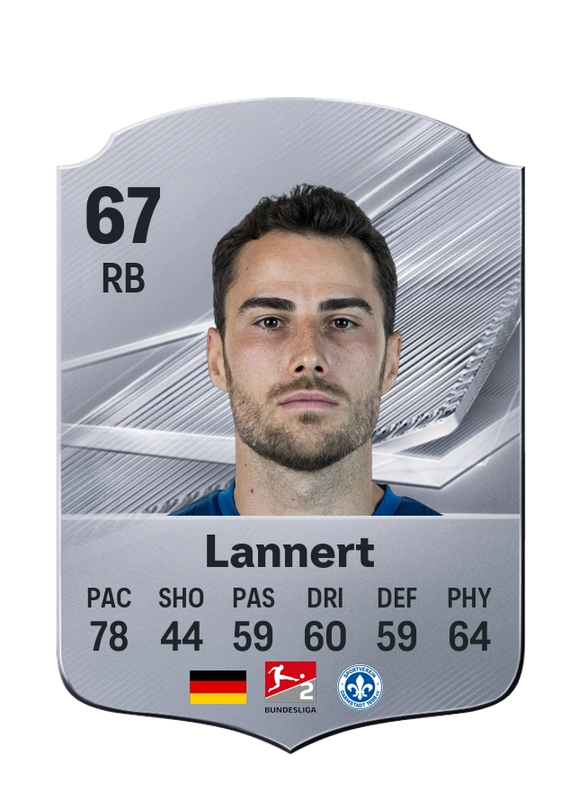 Christopher Lannert, Common card, rated 67