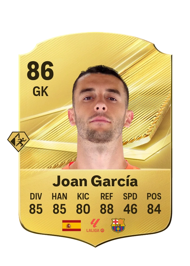 Joan García, Common kartı, reyting 86
