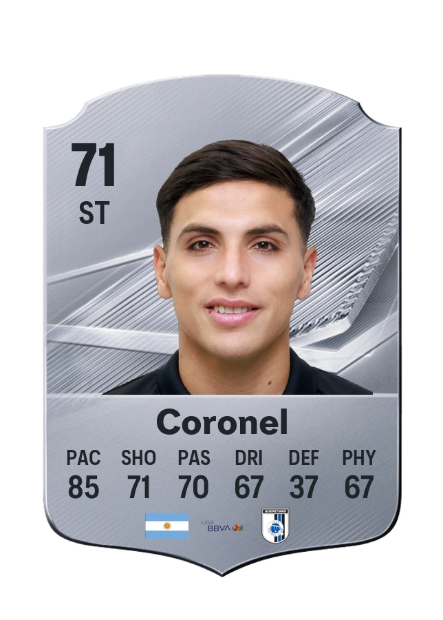 Carta Common di Mateo Coronel, valutazione 71