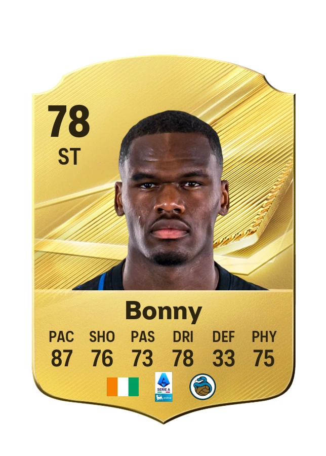 Yoan Bonny, Common card, rated 78