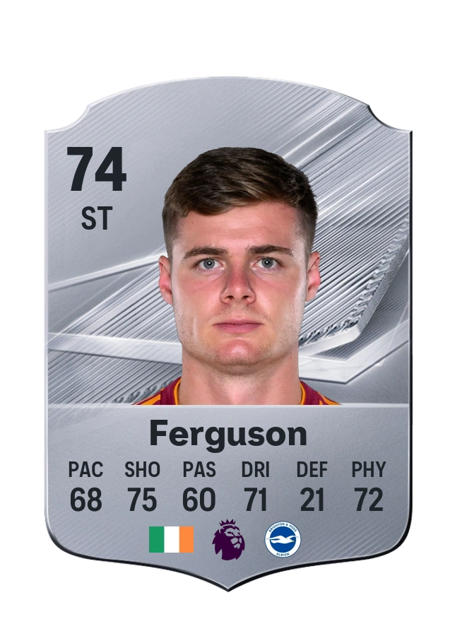 Evan Ferguson, Common kartı, reyting 74