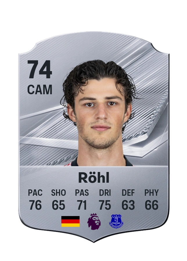 Merlin Röhl, Common card, rated 74