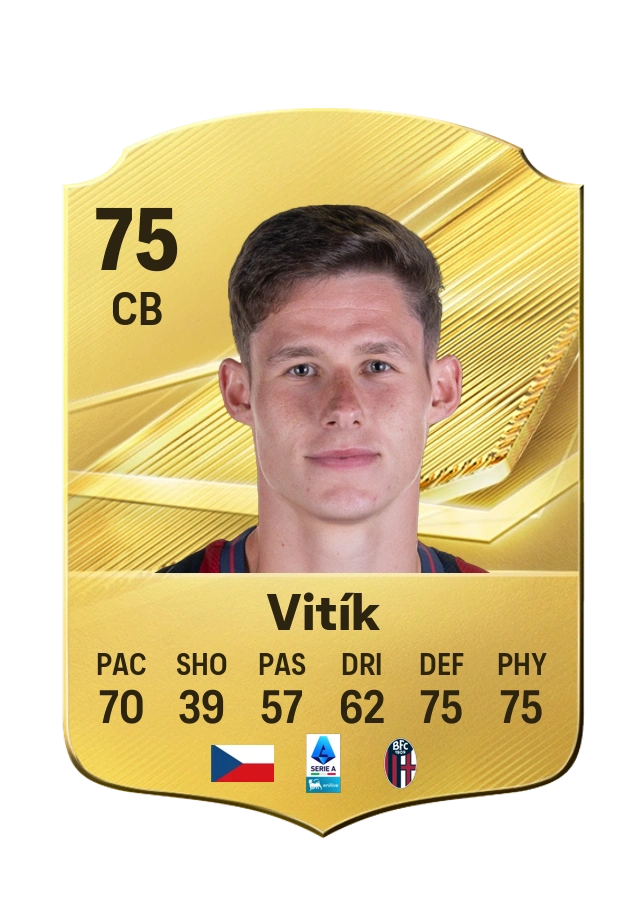 Carta Common de Martin Vitík, valoración 75