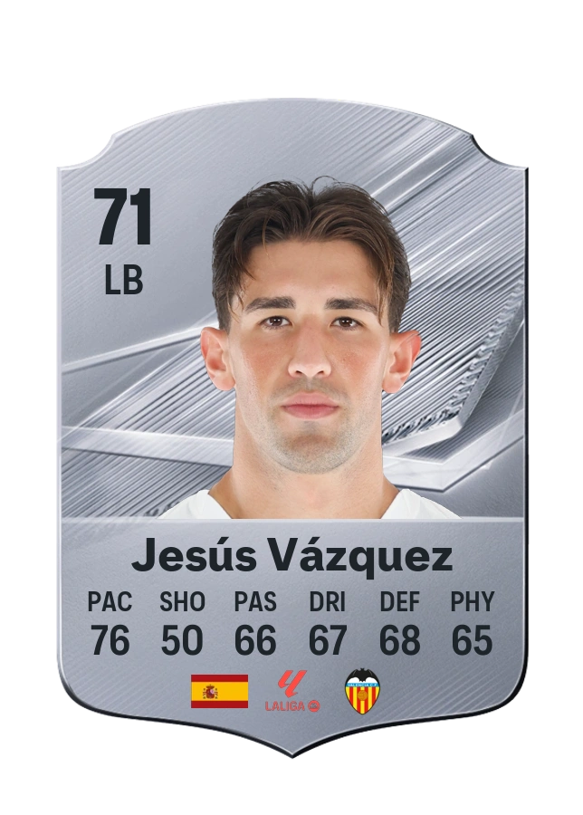 Carta Common di Jesús Vázquez, valutazione 71