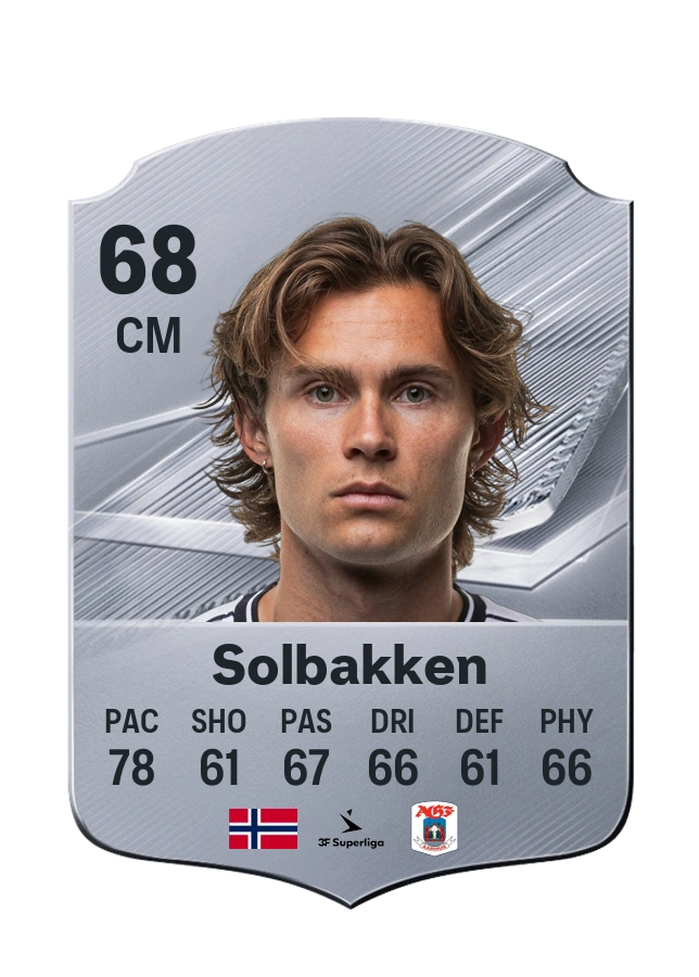 Markus Solbakken, Common card, rated 68