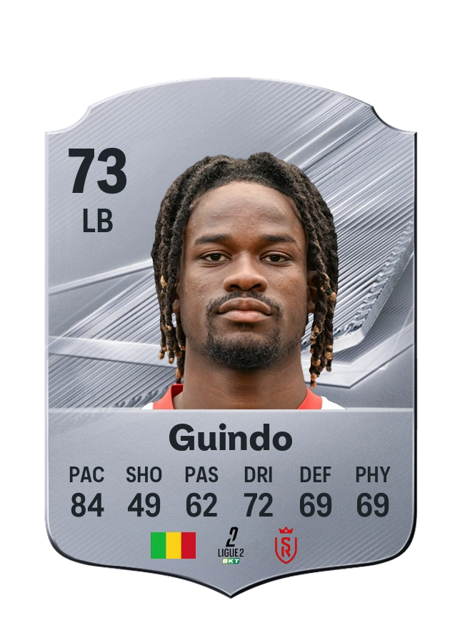 Carta Common di Daouda Guindo, valutazione 73