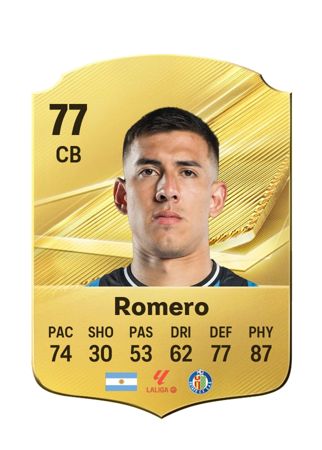 Zaid Romero, Common card, rated 77