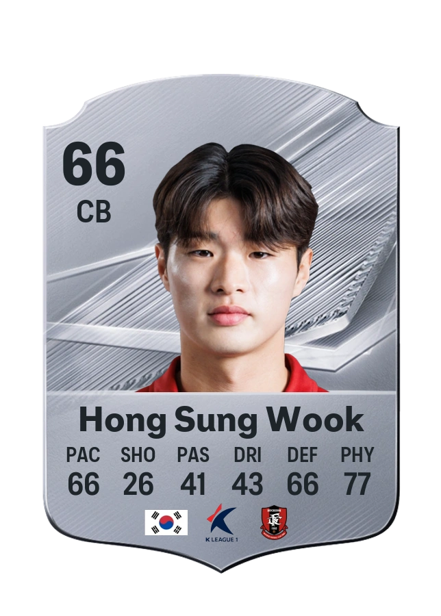 Common-Karte von Hong Sung Wook, Wertung 66