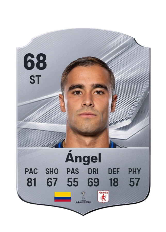 Tomás Ángel, Common card, rated 68