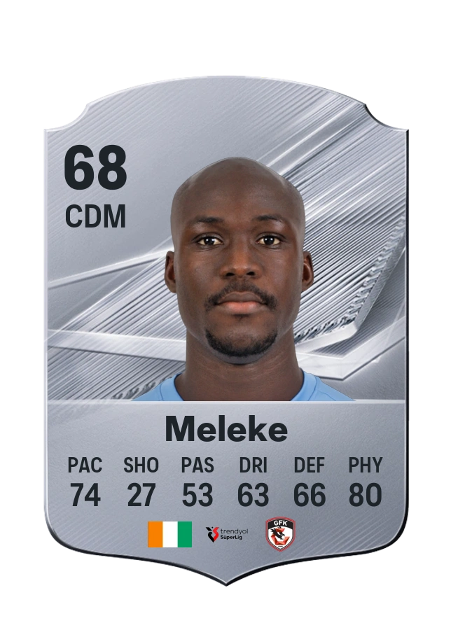 Ulrich Meleke, Common card, rated 68