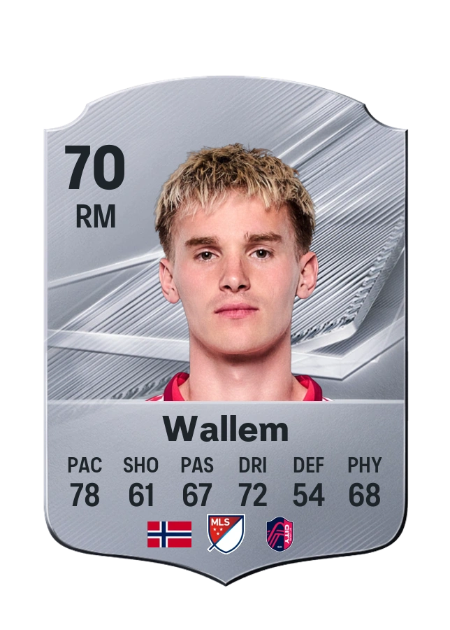 Conrad Wallem, Common card, rated 70