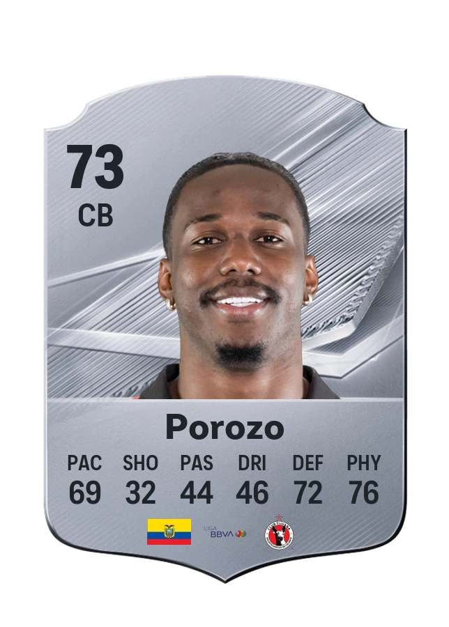 Jackson Porozo, Common kartı, reyting 73