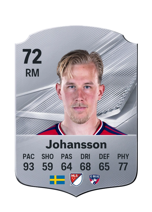 Carta Common di Herman Johansson, valutazione 72