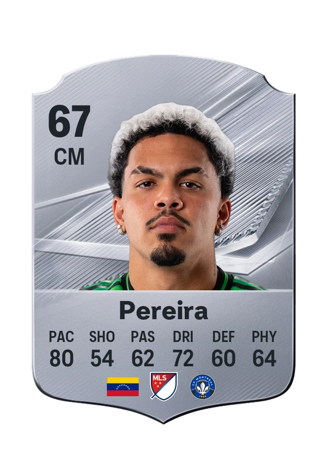 Dani Pereira, Common card, rated 67