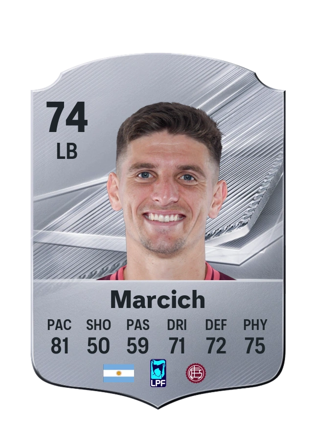 Sasha Marcich, Common card, rated 74