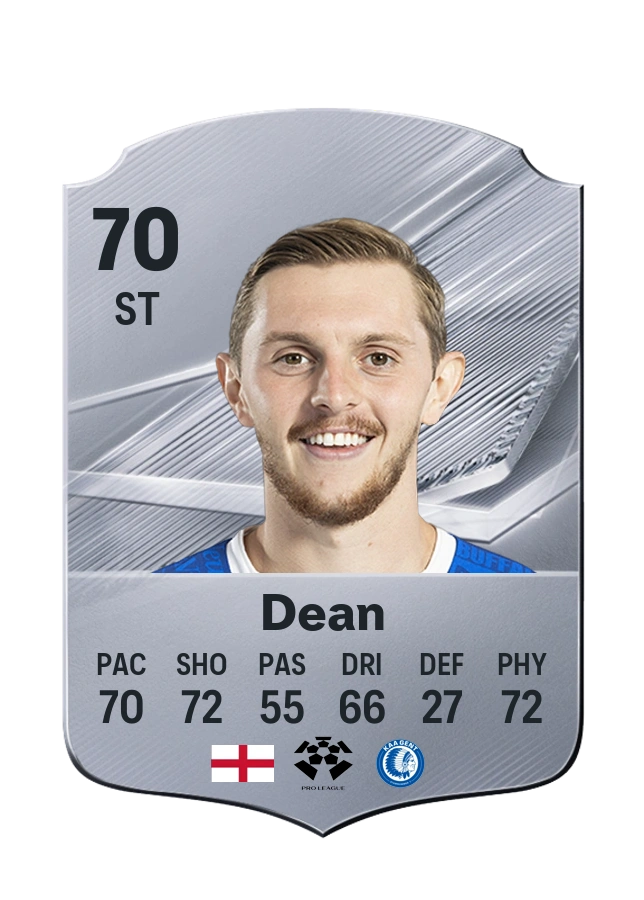 Carta Common di Max Dean, valutazione 70