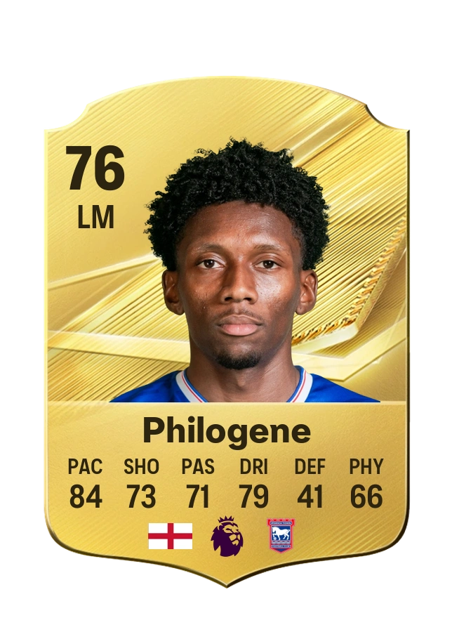 Jaden Philogene, Common card, rated 76